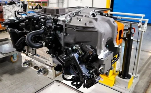 Honda Motor Co. ve General Motors Co. tarafından geliştirilen bir hidrojen yakıt hücresi sistemi.