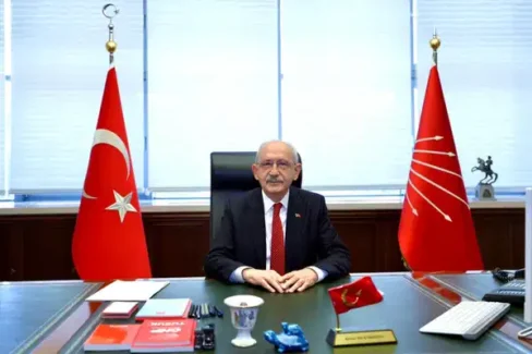 KILIÇDAROĞLU CHP GENEL MERKEZİ'NDE KÜRSÜYE ÇIKTI